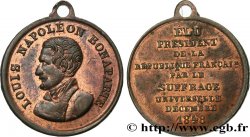 DEUXIÈME RÉPUBLIQUE Médaillette, Élection du président Louis Napoléon Bonaparte