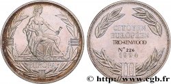 QUINTA REPUBLICA FRANCESA Médaille, Ecu Europa, Citoyen Européen