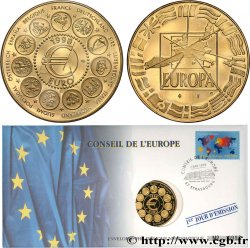 CINQUIÈME RÉPUBLIQUE Enveloppe “timbre médaille”, Euro Europa