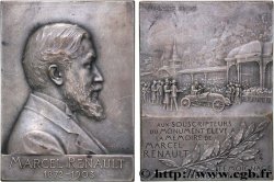 III REPUBLIC Plaquette, Hommage à Marcel Renault XF