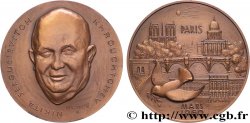 FUNFTE FRANZOSISCHE REPUBLIK Médaille, Nikita Sergueïevitch Khrouchtchev