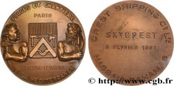 QUINTA REPUBLICA FRANCESA Médaille, Forges et chantiers de la Méditerranée