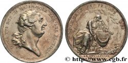 LOUIS XVI Médaille dénonçant la mort du roi le 21 janvier 1793