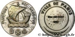 CINQUIÈME RÉPUBLIQUE Médaille de la Ville de Paris, Fluctuac Nec Mergitur