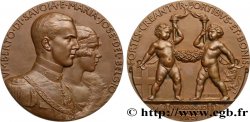 ITALIA - REINO DE ITALIA - VÍCTOR-MANUEL III Médaille, Mariage d’Humbert de Savoie et de Marie-José de Belgique