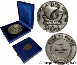 CINQUIÈME RÉPUBLIQUE Médaille de la Ville de Paris, Fluctuac Nec Mergitur