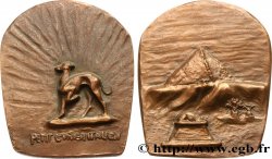 FUNFTE FRANZOSISCHE REPUBLIK Médaille, Petit lévrier italien