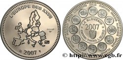 CINQUIÈME RÉPUBLIQUE Médaille, Essai, Entrée de la Slovénie dans l’Euro