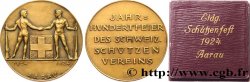 SWITZERLAND - HELVETIC CONFEDERATION Médaille, Centenaire de l’association de tir