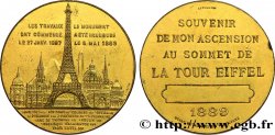 III REPUBLIC Médaille de l’ascension de la Tour Eiffel (Sommet)