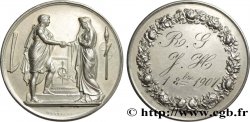 AMOUR ET MARIAGE Médaille de mariage, Couple antique