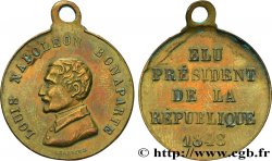 DEUXIÈME RÉPUBLIQUE Médaillette, Élection du président Louis Napoléon Bonaparte