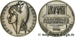 QUINTA REPUBLICA FRANCESA Médaille parlementaire, IIIe législature