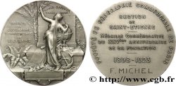 DRITTE FRANZOSISCHE REPUBLIK Médaille, 25e anniversaire de la fondation de la section de St-Etienne
