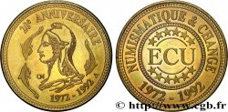 CINQUIÈME RÉPUBLIQUE Médaille ECU, Numismatique & Change