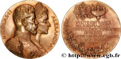 TERCERA REPUBLICA FRANCESA Médaille de visite du tsar Nicolas II
