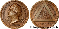 FRANC-MAÇONNERIE - PARIS Médaille, Loge Goethe n°379