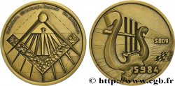 FRANC - MAÇONNERIE Médaille, La Parfaite Harmonie, 175e anniversaire