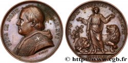 VATICAN - PIUS IX (Giovanni Maria Mastai Ferretti) Médaille, Daniel et les lions