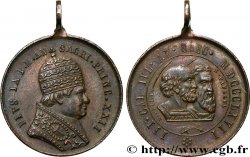 ITALIA - ESTADOS PONTIFICOS - PIE IX (Giovanni Maria Mastai Ferrettii) Médaille, Saint Pierre et Saint Paul