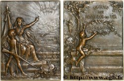 TIR ET ARQUEBUSE Plaque, Union des Sociétés de tir de France fVZ