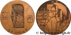ART, PEINTURE ET SCULPTURE Médaille, Georges Seurat