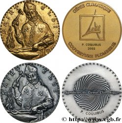ASSOCIATIONS PROFESSIONNELLES - SYNDICATS Médaille, Saint Eloi, lot de 2 ex.