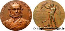 SCIENCES & SCIENTIFIQUES Médaille, Charles Adolphe Wurtz