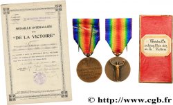 TROISIÈME RÉPUBLIQUE Médaille commémorative interalliée de la Victoire, Grande Guerre 1914-1918