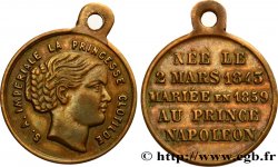 AMOUR ET MARIAGE Médaille, Mariage de Clotilde de Savoie et du prince Napoléon