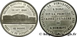 SUISSE - CANTON DE NEUCHATEL Médaille, Inauguration du Collège municipal de Neuchâtel