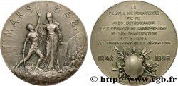 SUIZA - CANTÓN DE NEUCHATEL Médaille, 50e anniversaire d’émancipation du peuple neuchâtelois