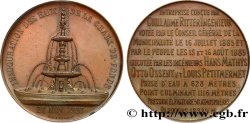 SCHWEIZ -  KANTON NEUCHATEL Médaille, Inauguration des eaux de la Chaux-de-Fonds