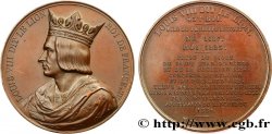 LUIGI FILIPPO I Médaille, Roi Louis VIII le Lion
