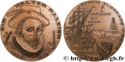LITTÉRATURE : ÉCRIVAINS/ÉCRIVAINES - POÈTES Médaille, Sir Walter Raleigh