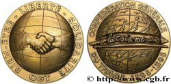 QUINTA REPUBLICA FRANCESA Médaille, Centenaire de la CGT