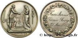 AMOUR ET MARIAGE Médaille de mariage, Couple antique TTB+