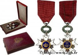 BELGIQUE - ROYAUME DE BELGIQUE - LÉOPOLD II Médaille, Ordre de la Couronne, Chevalier