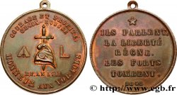 DEUXIÈME RÉPUBLIQUE Médaille, Société ouvrière Les Voraces