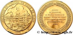 HISTOIRE DE FRANCE Médaille, Incendie de l’hotel de ville de Paris