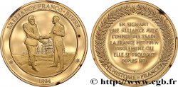 HISTOIRE DE FRANCE Médaille, Alliance Franco-Russe