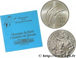 CINQUIÈME RÉPUBLIQUE Médaille, Bicentenaire de la Révolution Française