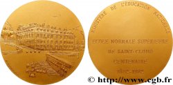 QUINTA REPUBLICA FRANCESA Médaille, Centenaire de l’école normale supérieure de Saint-Cloud