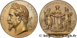 SECOND EMPIRE Médaille, Arbitrage de Napoléon III pour le Canal de Suez, refrappe