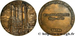 QUINTA REPUBBLICA FRANCESE Médaille, 50e anniversaire de TOTAL