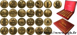 PREMIER EMPIRE Coffret de 24 médailles, refrappe, Histoire de Napoléon Ier TTB+
