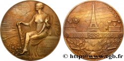 TROISIÈME RÉPUBLIQUE Médaille, Association Amicale des Postes des Télégraphes et des Téléphones