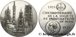 CINQUIÈME RÉPUBLIQUE Médaille, Cinquantenaire de la Société numismatique du Nord