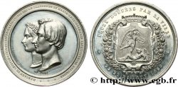 BELGIQUE - ROYAUME DE BELGIQUE - LÉOPOLD II Médaille, mariage de Léoplod II et Marie Henriette de Hasbourg-Lorraine