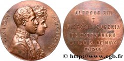 SPAGNA - REGNO DI SPANA - ALFONSO XIII Médaille, Mariage d’Alphonse XIII et de la princesse Victoria Eugénie von Battenberg